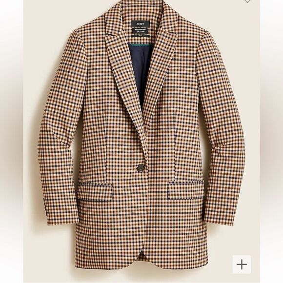 J.Crew Alfie Check Blazer - Picture 1 of 10